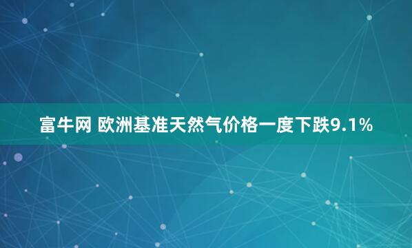 富牛网 欧洲基准天然气价格一度下跌9.1%