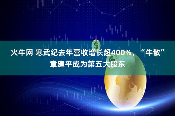 火牛网 寒武纪去年营收增长超400%，“牛散”章建平成为第五大股东