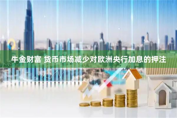 牛金财富 货币市场减少对欧洲央行加息的押注
