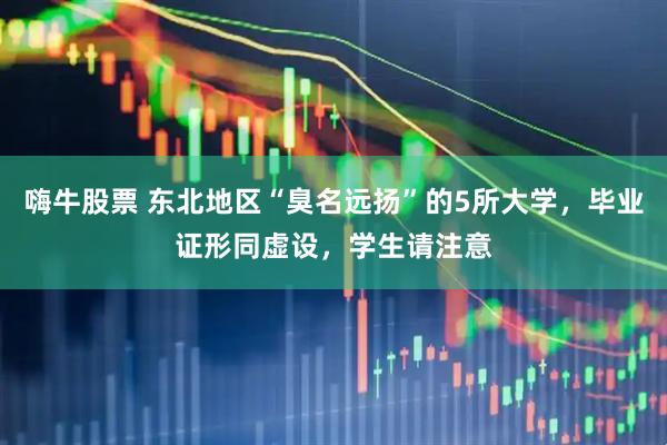 嗨牛股票 东北地区“臭名远扬”的5所大学，毕业证形同虚设，学生请注意