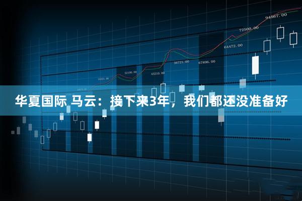 华夏国际 马云：接下来3年，我们都还没准备好